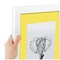 ArtToFrames Collage Photo Picture Frame with 3 - 2.5x3 inch Openings, Framed in White with Over 62 Mat Color Options and Regular Glass (CSM-3966-7649)